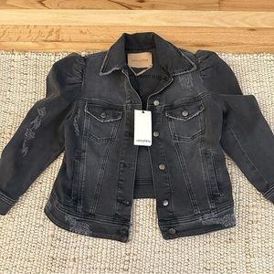 Retrofete Ada puff sleeve denim jacket